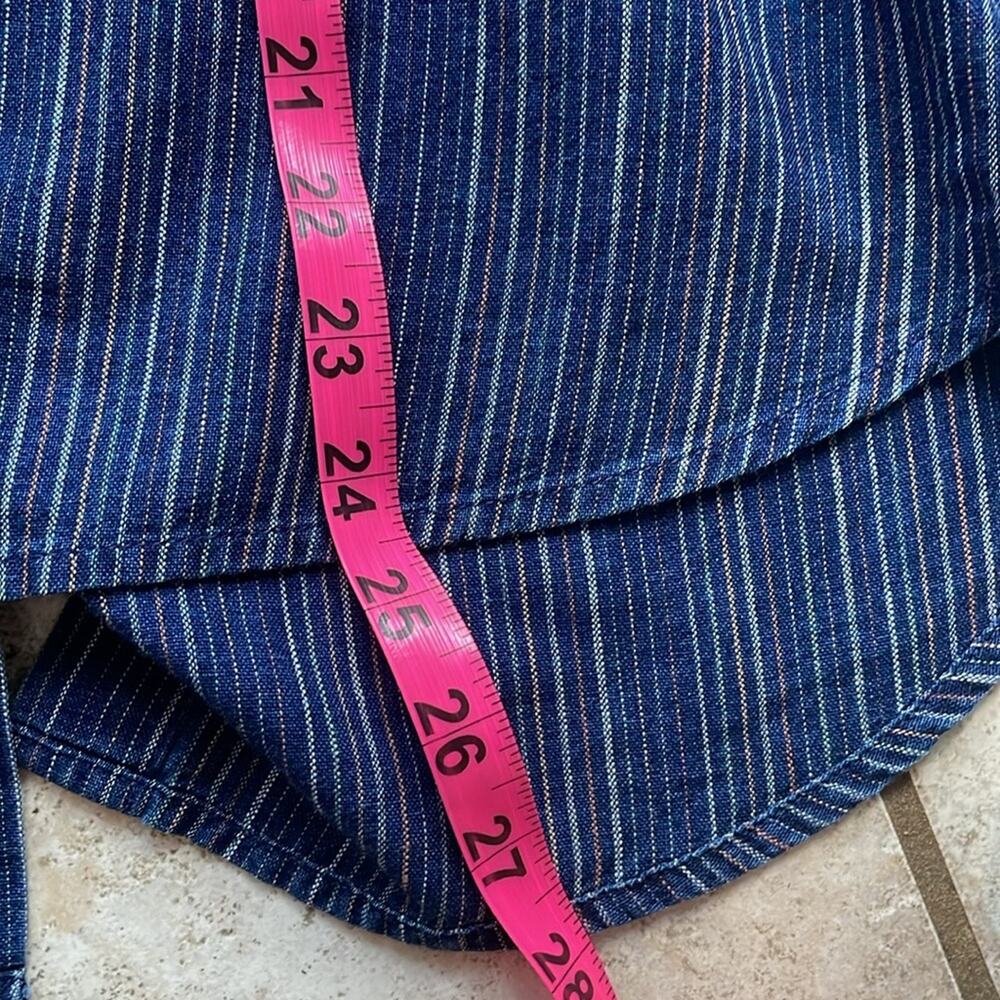 Madewell Courier Button-Back Shirt in Cecile Stripe - Picture 13 of 15